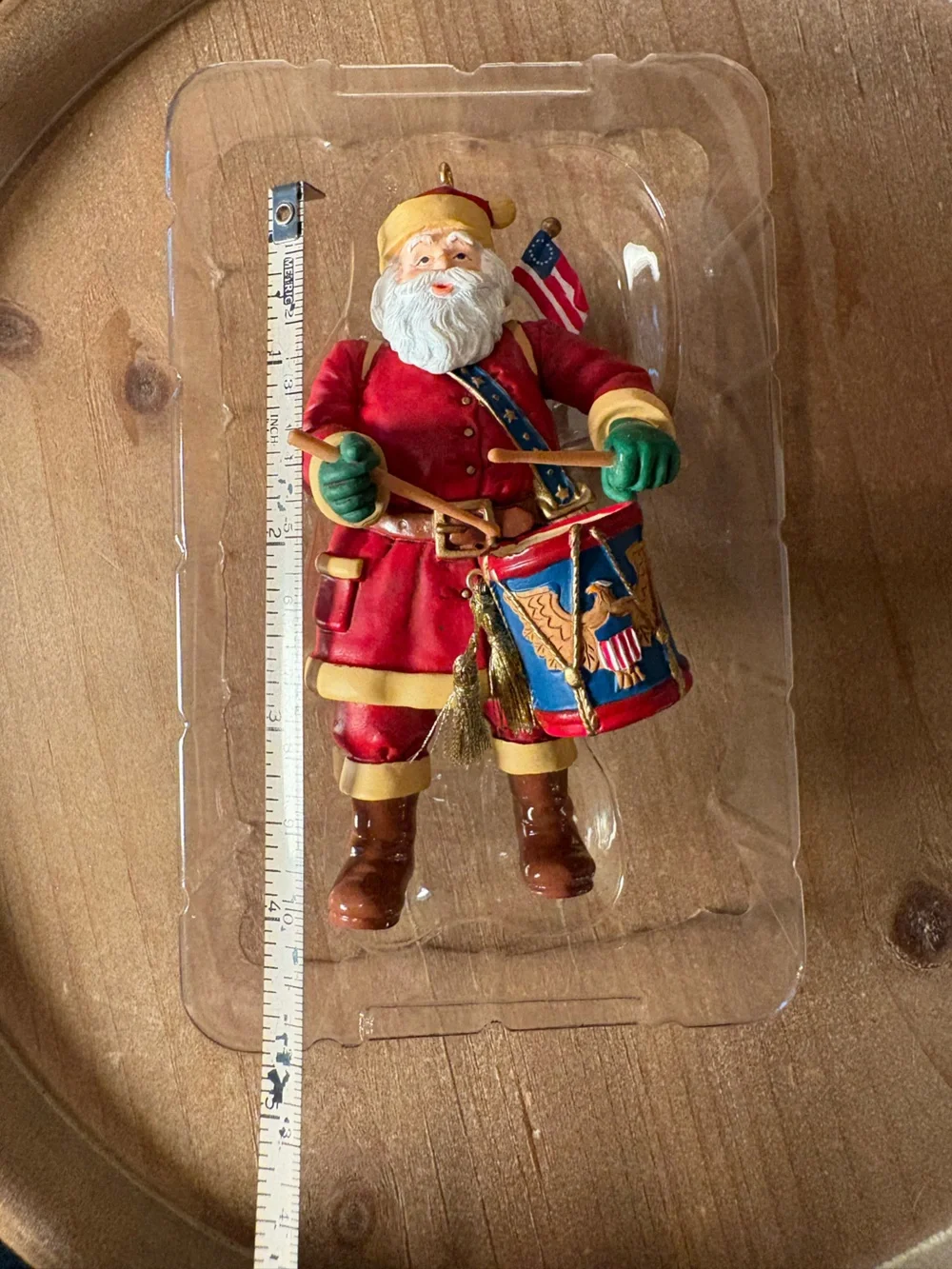 Hallmark Keepsake Yankee Doodle Santa Ornament - Original Packaging